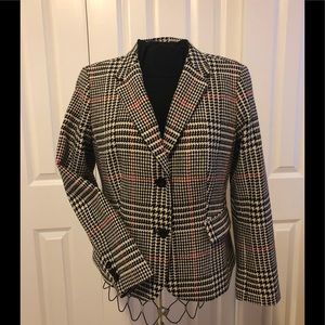 Houndstooth plaid jackets Talbots sz14